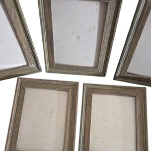 5 Coastal Farmhouse Picture Frames 5 X 7"